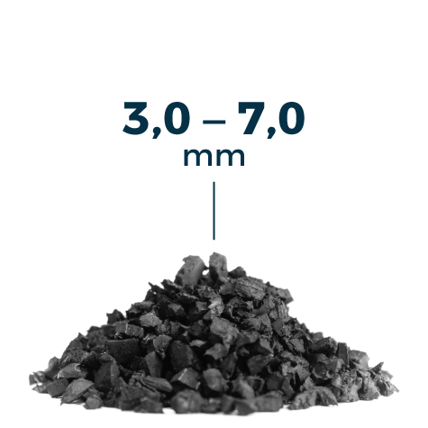 0,85 kg Gummigranulat für Boxsackfüllung Kunstrasen Gummi-Estrich